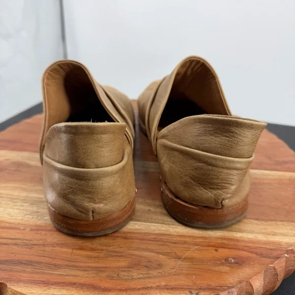 Beek Puffin booties in saddle vegetable-tanned leather beige sz 8.5 - Picture 4 of 7